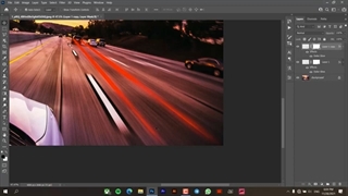 ساخت افکت لانگ اکسپوژر در فتوشاپ | ایجاد رد نور به شکل طبیعی