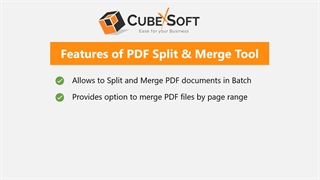 CubexSoft PDF Split&Merge Tool