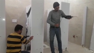 پارتیشن پی وی سی سرویس بهداشتی