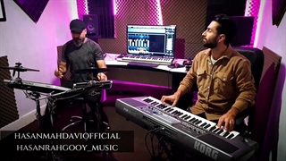 اجرای زنده در استودیو با پرکاشن دیجیتال و همراهی کیبورد آهنگ ابی