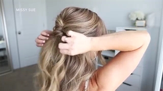 مدل مو بدون کمک خودت درست کن◇