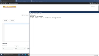 بهترین سایت برای خوشگل سازی کد های اس کیو ال SQL