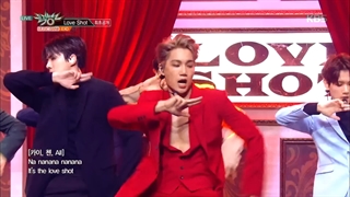 اجرای آهنگ Love Shot از اکسو در موزیک شو Music Bank 20181214