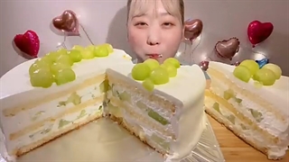 ASMR 20歳のお誕生日ケーキ
