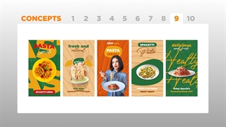 مجموعه استوری رستوران برای افترافکت + دانلود