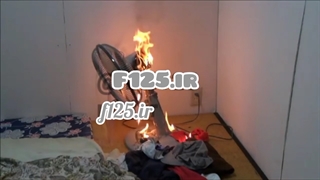 آزمایش آتش سوزی ناشی از پنکه