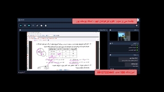 جلسه سی و سوم علوم تیزهوشان نهم