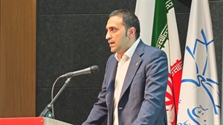 سخنرانی مدیر تبلیغ و توسعه گروه فاتح صنعت کیمیا مهندس جوکار رویداد ملی تاثریا