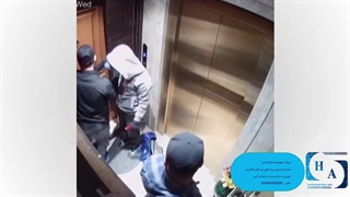 فیلم دوربین مداربسته سرقت از منزل مسکونی