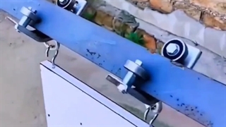 ایده طراحی یراق آلات درب ریلی (کشویی)