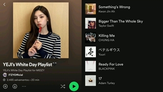 یجی ایتزی آهنگ ردی فور لاو رو به پلی لیست اسپاتیفایش اضافه کرده