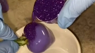 سفره آرایی زیبا وشیک بنفش