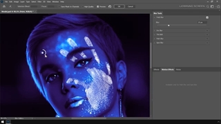 NEON LIGHTS EFFECT PHOTOSHOP TUTORIAL | Face Neon Paint Effect Tutorial فتوشاپ