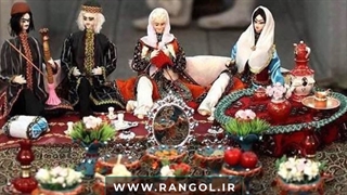 ایده هایی برای چیدمان زیبای سفره هفت سین و عید نوروز ایرانی ❤️❤️ هفتسین های شیک و خاص