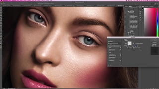 آموزش اکشن فتوشاپ روتوش حرفه ای با حفظ بافت پوست + دانلود