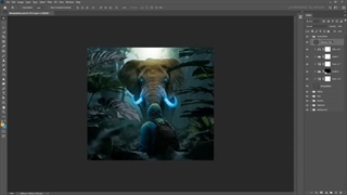 Fantasy Elephant Photo Manipulation Speed Art | Photoshop Tutorial فتوشاپ