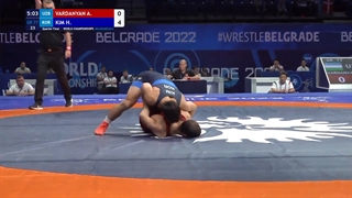 Hyeonwoo KIM (KOR) df. Aram VARDANYAN (UZB)