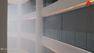 بررسی عملکرد پرده ضد حریق و دود