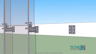 مراحل اجرای نمای اسپایدر فین گلس - شرکت بهساز نما
