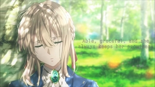 ENGLISH "Violet Snow" Violet Evergarden (Akane Sasu Sora) نایتکور