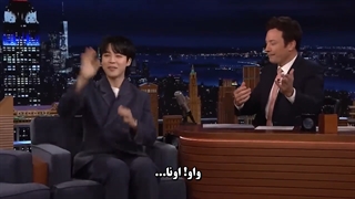 برنامه TheTonightShow با حضور جیمین با زیرنویس فارسی چسبیده