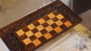 روش ساخت صفحه و مهره های شطرنج بصورت دستی و دستگاه cnc با آنی حامی Ani Hami