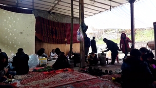 سفرنامه سودا - سفر به هورامان - قسمت دهم - محوطه بیرون غار قوری قلعه