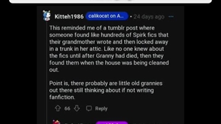 وقتی مامان بزرگا هم فیک میخونن..