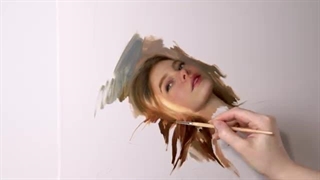 Beautiful art with oilcolor