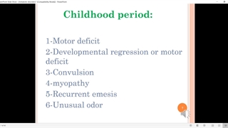 اطفال ۱  بیماری های متابولیک و ژنتیکی