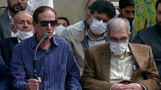 شعرخوانی آقای قادر طهماسبی - فرید - در دیدار رمضانی با رهبر معظم انقلاب ۱۴۰۲/۰۱/۱۶