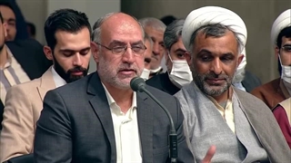 شعرخوانی آقای غلامرضا کافی در دیدار رمضانی با رهبر معظم انقلاب ۱۴۰۲/۰۱/۱۶