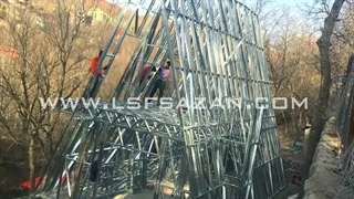 ساخت انواع ویلاهای پیش ساخته با سازه سبک | ال اس اف سازان | ویلا | ال اس اف