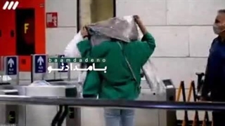 ویدئوی صداوسیما از زنان بی‌حجاب در مترو