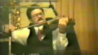 دوئت زیبای ویولن فسازاده تنبک ترشیزی در جمع بزرگان و مفاخر فرهنگ ادب و هنر ایران زمین