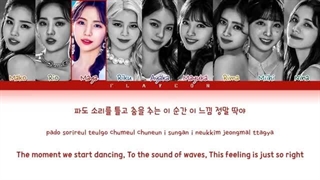 لیریک کاور آهنگ DANCE THE NIGHT AWAY از TWICE توسط گروه NiziU