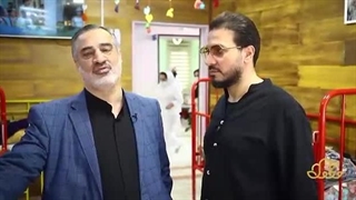 دیدار دکتر حامد شاکرنژاد و دکتر احمد ابوالقاسمی با دختران معلول جسمی و ذهنی مرکز توانبخشی امام علی (ع)