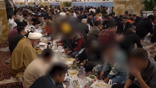 افطار بر سر سفره پدری مهربان