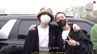 ویدئو بنگتن بدرقه جیهوپ (BTS) به سربازی ♡♡ با زیرنویس فارسی چسبیده