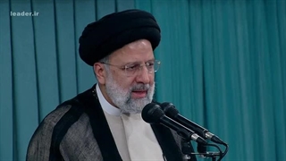 سخنرانی آیت الله دکتر رئیسی در دیدار مسئولان نظام در روز عید فطر محضر رهبر انقلاب