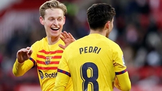 عملکرد فرنکی دی یونگ و پدری مقابل اتلتیکو مادرید (3 اردیبهشت 1402)