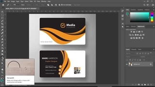 how to use pen tools in photoshop - آموزش استفاده از پن تولز، طراحی کارت ویزیت قسمت 1