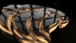 پروژه افترافکت لوگوموشن براق طلایی + دانلود