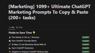 Ultimate Chat GPT Marketing Prompts pack