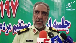 سردار عباسعلی محمدیان رئیس پلیس پایتخت بازرسی 197 تهران بزرگ