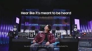 تبلیغ galaxy buds 2 pro با شوگا