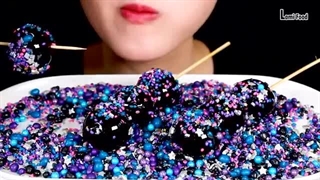 ASMR Galaxy Candy & Kyoho Jelly  EATING SOUNDS MUKBANG |