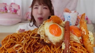 【大食い】ナポリタン【もえあず】