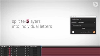بررسی TextExploder اسکریپت افترافکت + دانلود