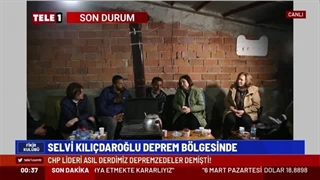 Selvi Kılıçdaroğlu ve Canan Kaftancıoğlu deprem bölgesinde!